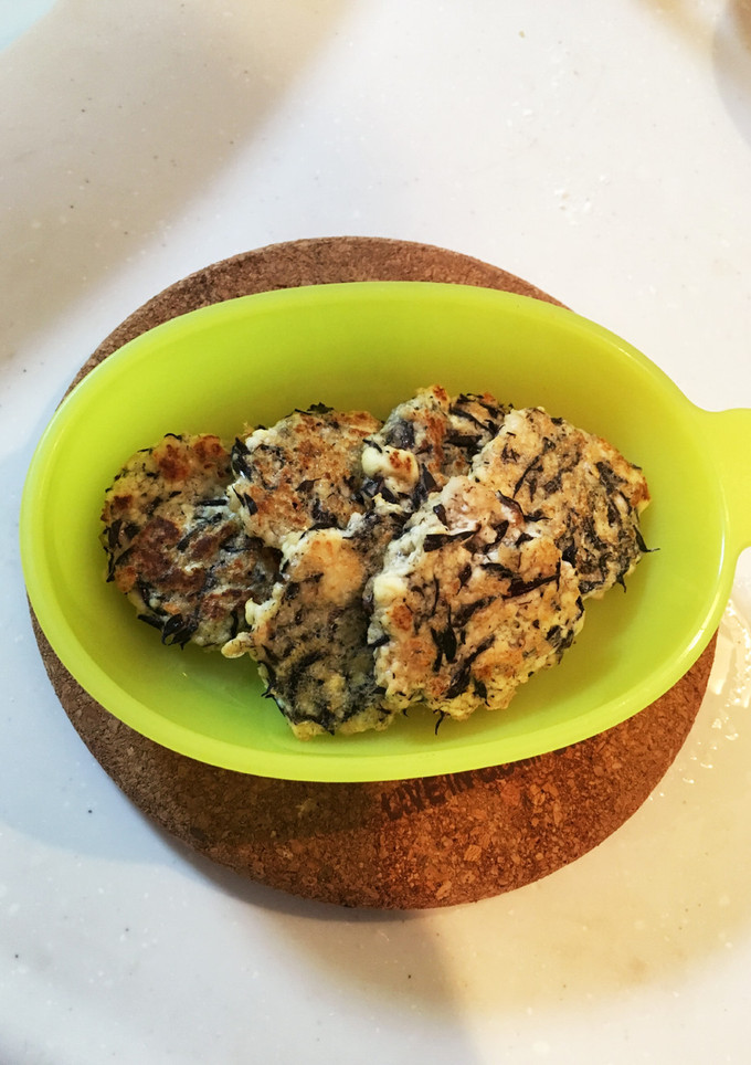 離乳食 豆腐とひじきのもちもち焼き♪-レシピのメイン写真