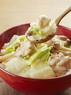 白菜のクリーム煮のっけ丼-レシピのメイン写真