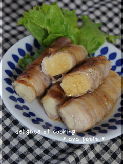 こうや豆腐の煮物で簡単肉巻き-レシピのメイン写真