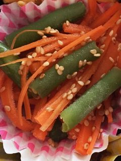 にんじんとインゲンのごま和え-レシピのメイン写真