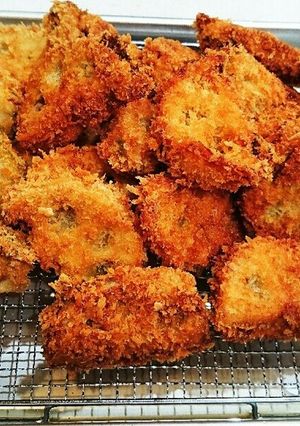 簡単！シャキシャキれんこんシソ挟みフライ-レシピのメイン写真