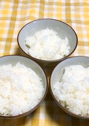 レンジで御飯(茶碗2杯半・浸し後26分)-レシピのメイン写真