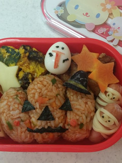 ハロウィン ジャックオランタン お弁当☆-レシピのメイン写真
