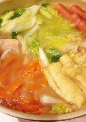 液体塩こうじと鶏ガラの鍋-レシピのメイン写真