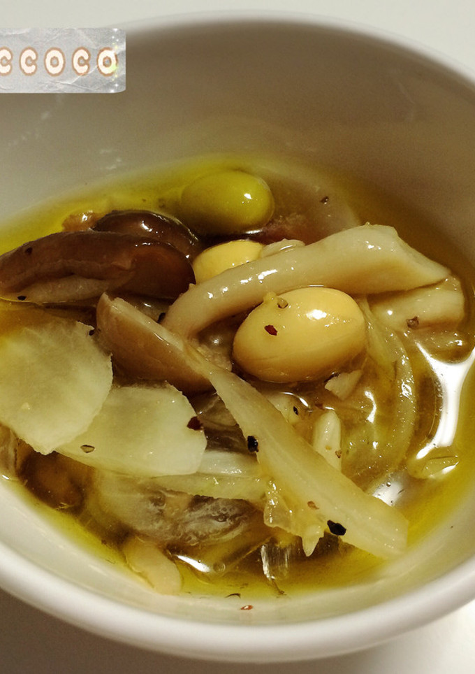 きのこと豆と玉ねぎのマリネ*-レシピのメイン写真