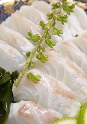 酸味が決め手♪鯛のすだち締めお刺身-レシピのメイン写真