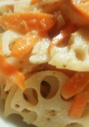 簡単 すぐの蓮根ごま酢合え-レシピのメイン写真