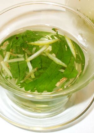 風邪に生姜紫蘇茶♪愛知県豊田市の漢方薬局-レシピのメイン写真
