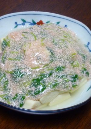 ちょっとひと手間高野豆腐たらこあんかけ-レシピのメイン写真