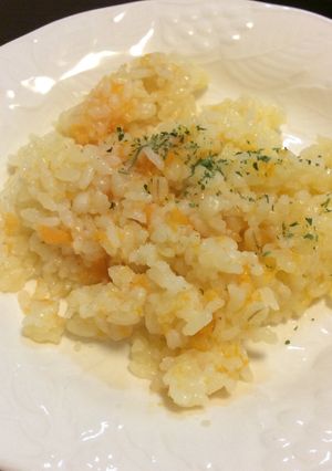 グラッセ風の甘いにんじんの炊き込みごはん-レシピのメイン写真