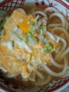 血管ダイエット食532(卵とじうどん)-レシピのメイン写真
