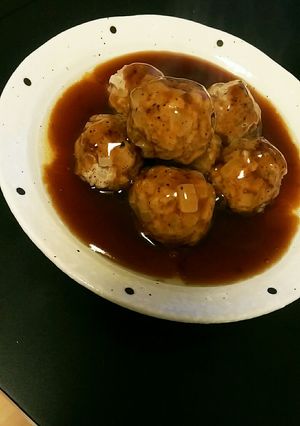 簡単絶品！レンジだけで！中華風肉団子-レシピのメイン写真
