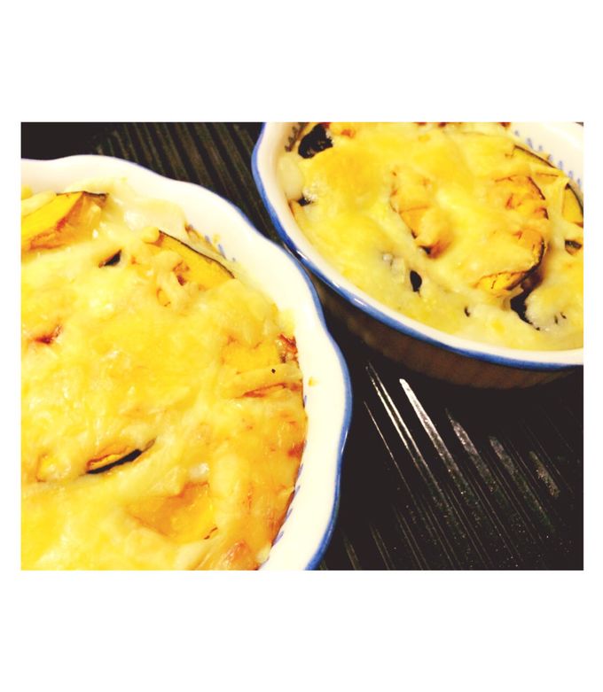 かぼちゃグラタン-レシピのメイン写真