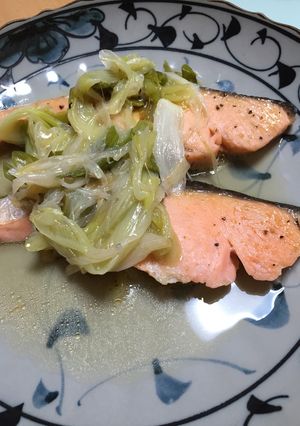 超手抜き(^_^)サケのネギソース-レシピのメイン写真