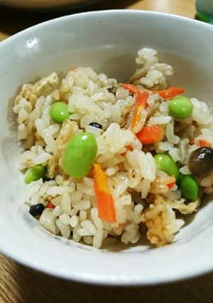 簡単!秋の炊き込みご飯-レシピのメイン写真