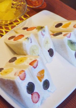 我が家のフルーツサンド-レシピのメイン写真
