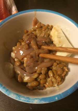 納豆豆腐に塩辛混ぜ-レシピのメイン写真