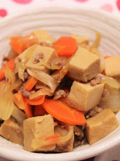こうや豆腐入り♪ すき焼風の煮物-レシピのメイン写真