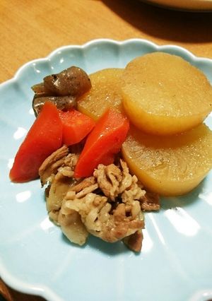 大根&豚バラのテリテリ煮-レシピのメイン写真