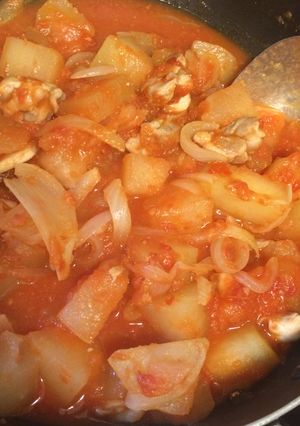 冬瓜のチキントマト煮-レシピのメイン写真