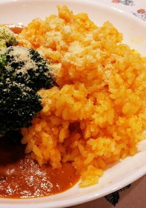 クリーミーミートソースwith人参ピラフ-レシピのメイン写真