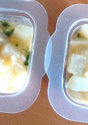 離乳食♡かぶと卵のトロトロ煮-レシピのメイン写真