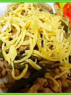 超簡単! 焼肉のタレで豚肉丼・錦糸卵-レシピのメイン写真