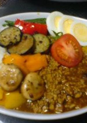 野菜とひき肉のカレー-レシピのメイン写真