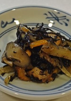 圧力鍋で減塩ひじきの煮物-レシピのメイン写真
