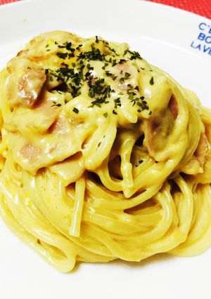 濃厚カルボナーラ-レシピのメイン写真