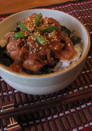 めんつゆで♪玉葱トロトロおいしい鶏丼-レシピのメイン写真