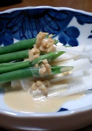 納豆のからしを救済！からしマヨドレ　-レシピのメイン写真