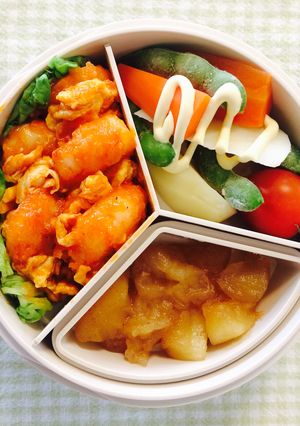 【30分ずぼら弁当】エビチリ-レシピのメイン写真