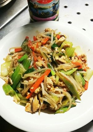 もやしと残り野菜のピリ辛炒め-レシピのメイン写真