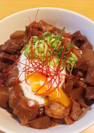 圧力なしで！トロトロすじこんのぼっかけ丼-レシピのメイン写真