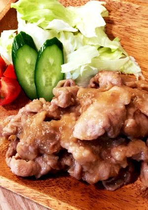 ☆簡単☆豚肉とおろし玉ねぎのソテー☆節約-レシピのメイン写真