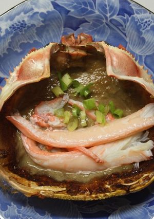 茹でベニズワイガニと焼きカニみそ-レシピのメイン写真