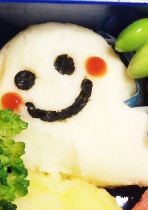 ハロウィン☆マッシュゴースト☆キャラ弁☆-レシピのメイン写真