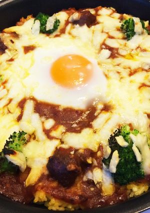 半熟卵のミートソースドリア-レシピのメイン写真
