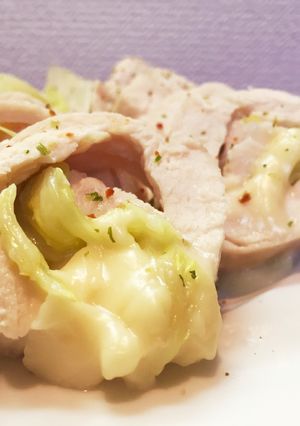 塩麹とレンジで♡チキンロール☆*+-レシピのメイン写真
