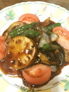 10/5スマスマ★黒酢酢豚の根菜バーグ-レシピのメイン写真