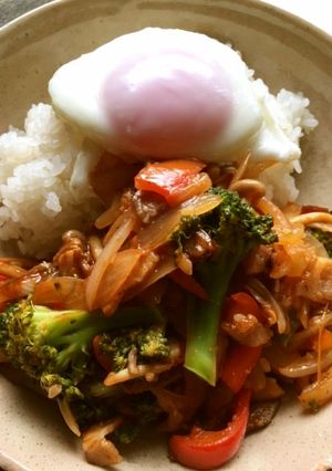 【簡単!早い】10分でバランス卵朝ごはん-レシピのメイン写真