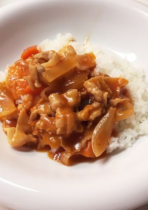 ケチャップと醤油で簡単♡ハヤシライス-レシピのメイン写真