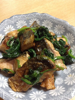 鯖とほうれん草の生姜焼き-レシピのメイン写真