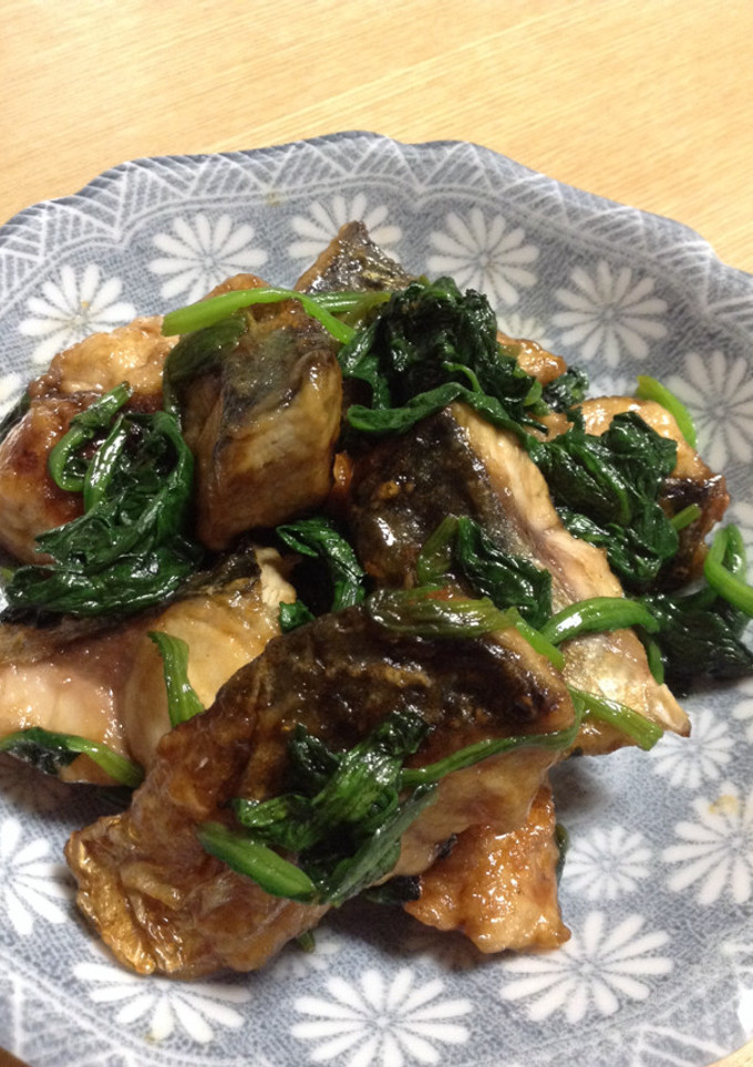 鯖とほうれん草の生姜焼き-レシピのメイン写真