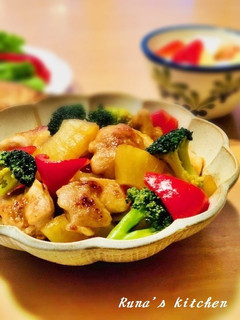 チキンのハワイアン風オイスター炒め-レシピのメイン写真