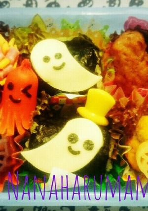 ☆ ハロウィン＊おばけちゃんおにぎり☆-レシピのメイン写真
