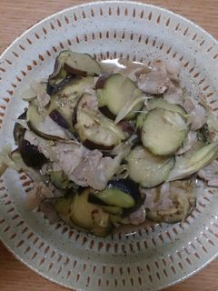 みょうがとなすの肉炒め-レシピのメイン写真