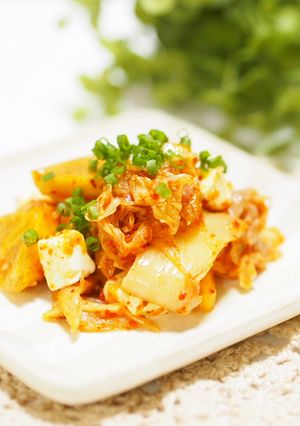 ❀キムチと柿とクリームチーズの和え物❀-レシピのメイン写真