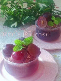 大人のブドウゼリー~白ワイン仕立て-レシピのメイン写真